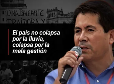Luis Villanueva con la frase del titular de la columna