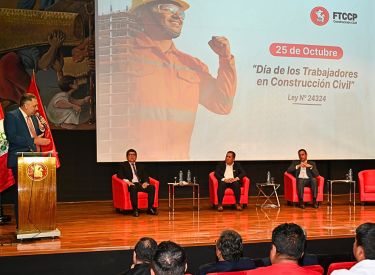 FTCCP celebró el Día de los Trabajadores en Construcción Civil